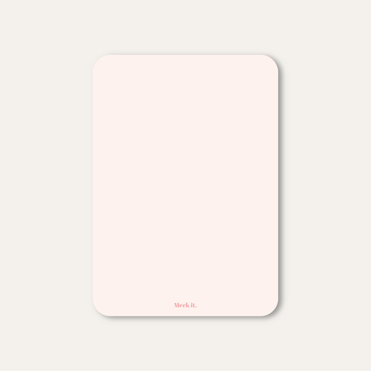 Kaart - Droogbloem Roze
