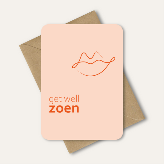 Kaart - Get Well Zoen