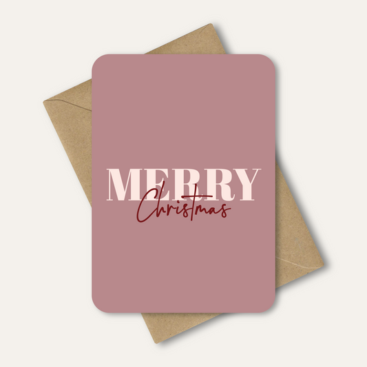 Kaart - Merry Christmas