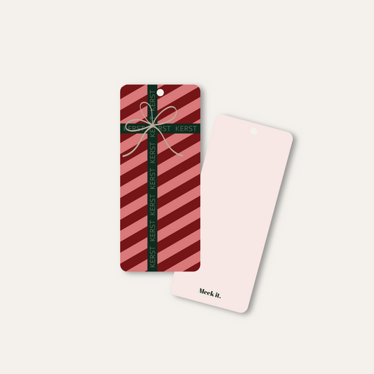 Mini kaart - Kerstcadeau
