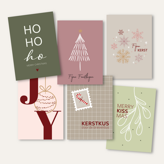 Kaartenset - Kerst